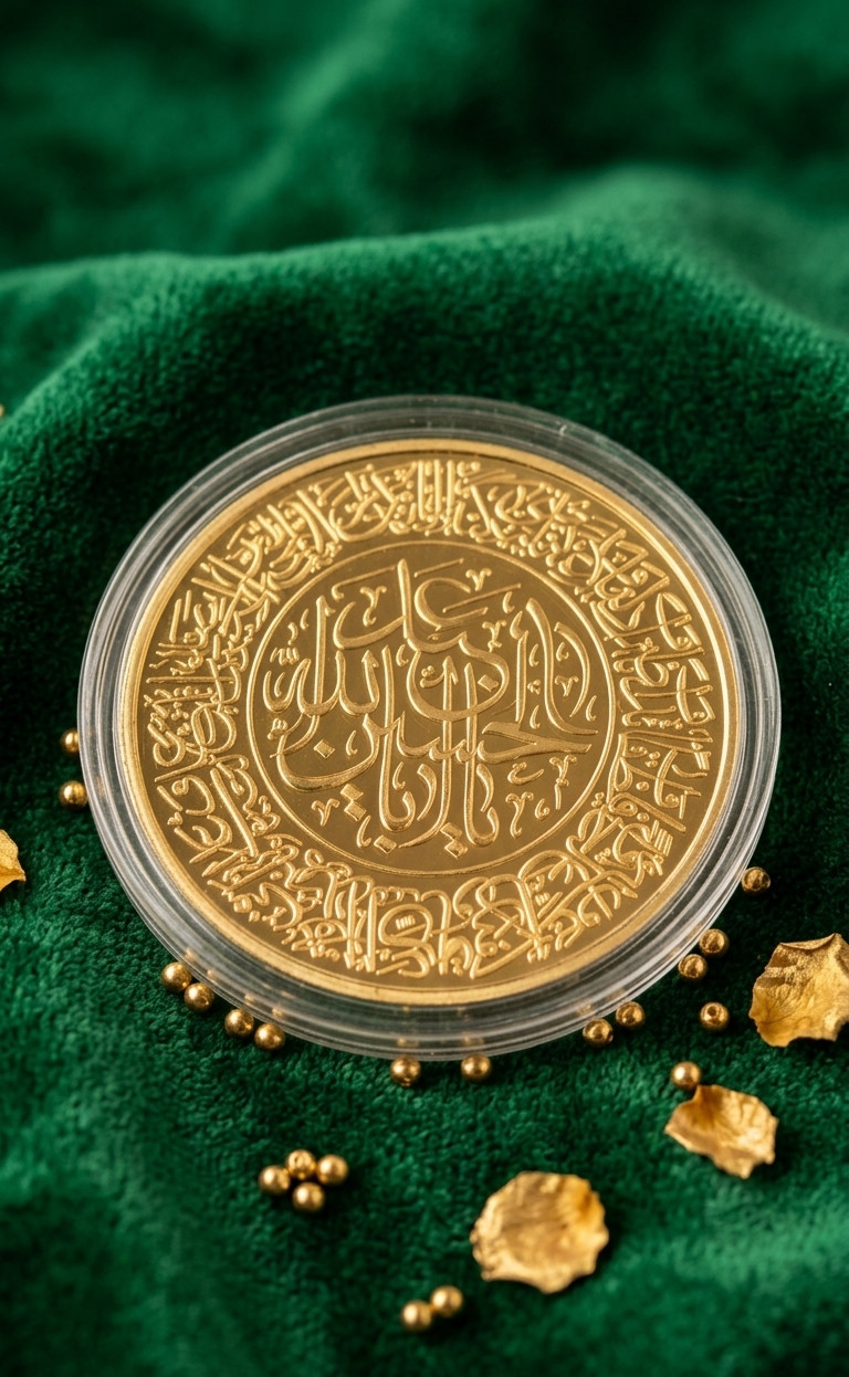 Muharram Tabarruk Coins Pack of 5 Ya Ali Madad Karbala Islamic Gift Majlis