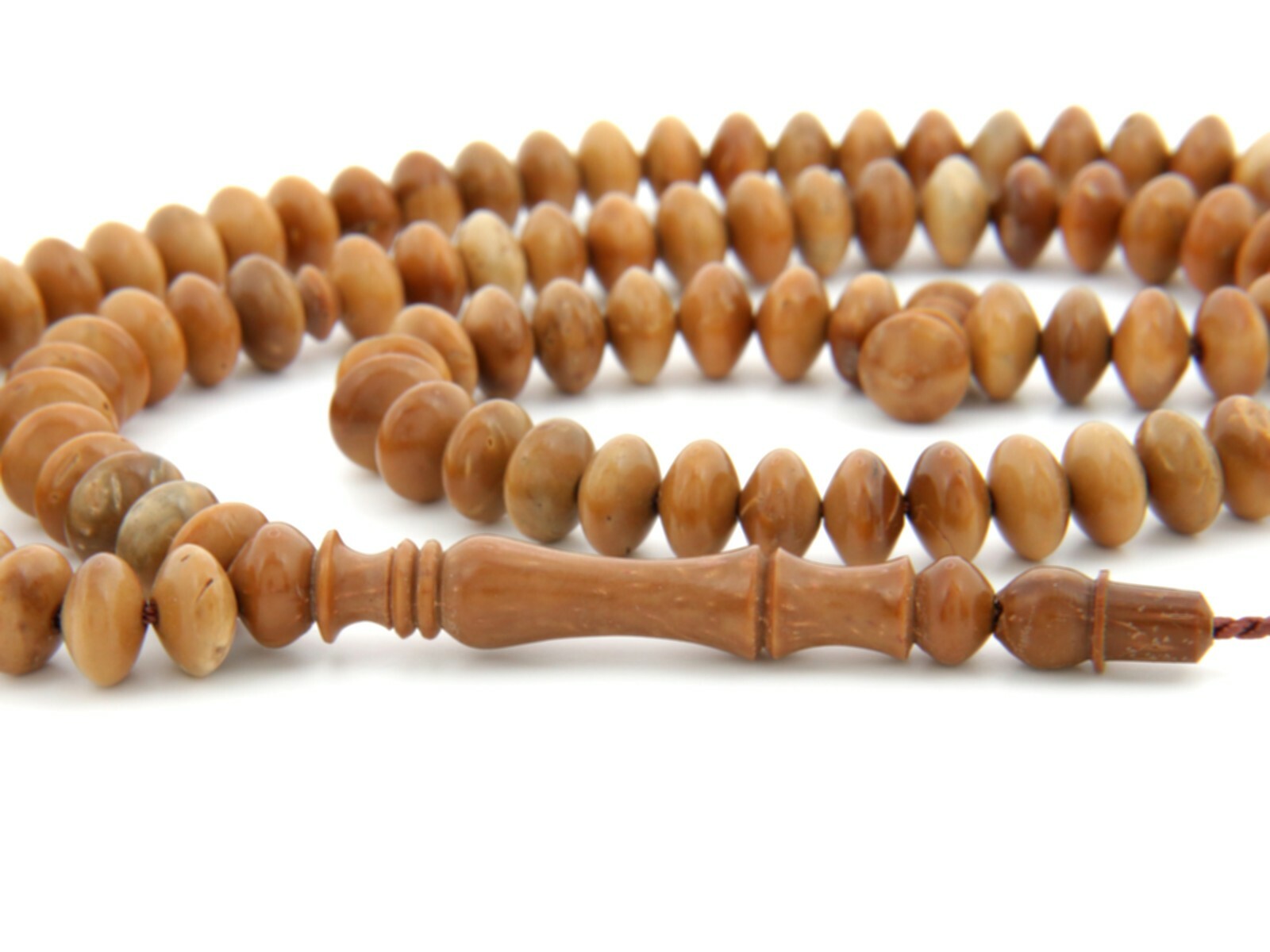 Natural kuka tree 99 beads Islamic Prayer Beads Misbaha Tesbih Gift worry 201261