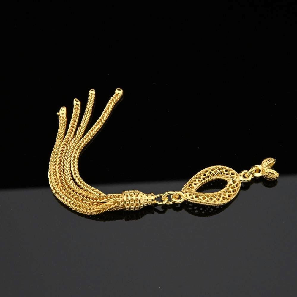 Gold Plated 925 silver Metal tassel Islamic Prayer Beads Misbaha Tesbih 710654