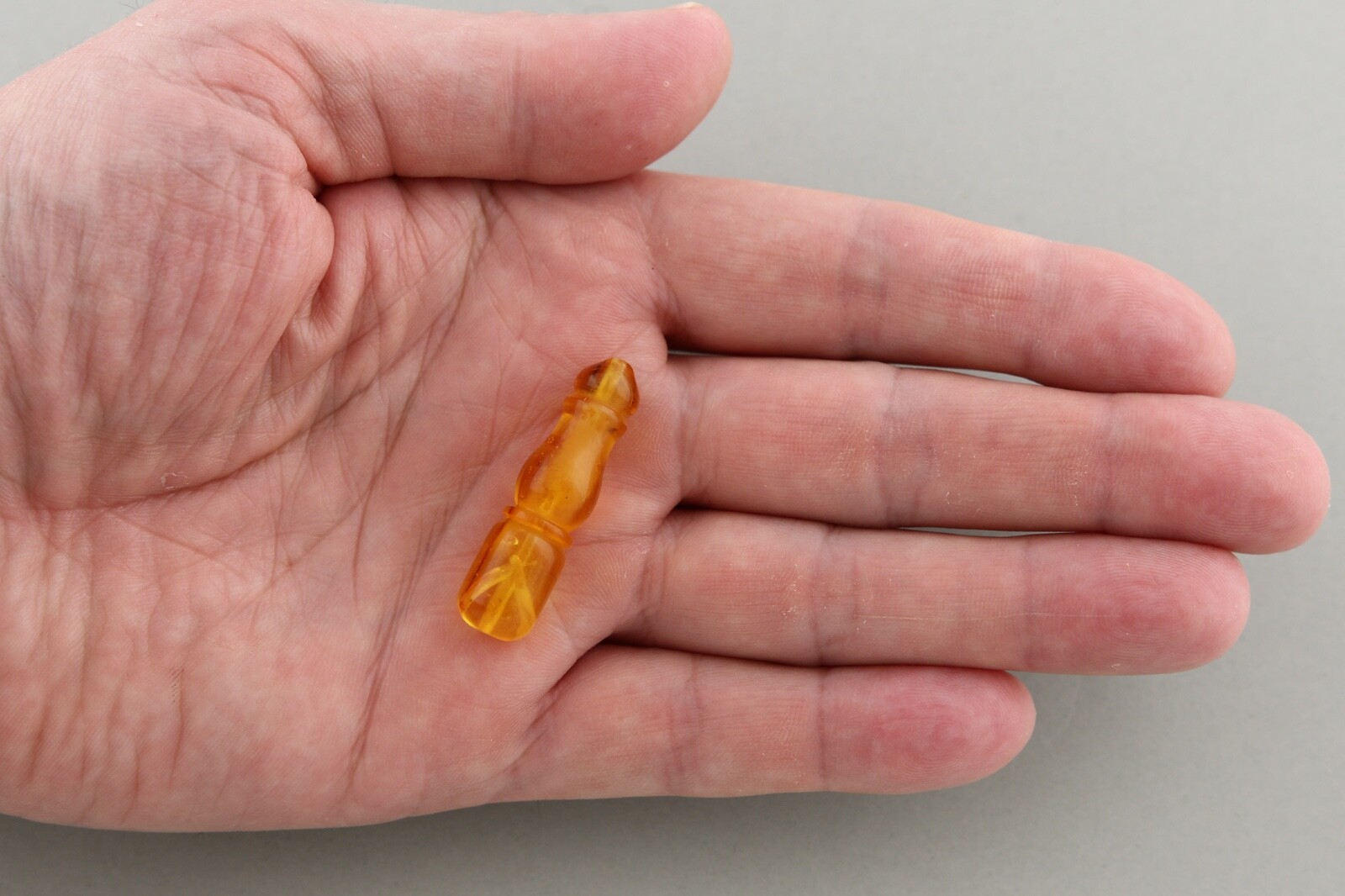 Fossil Insect BALTIC AMBER Islamic Prayer Imam Minaret TASBIH 2.6g 250528-4