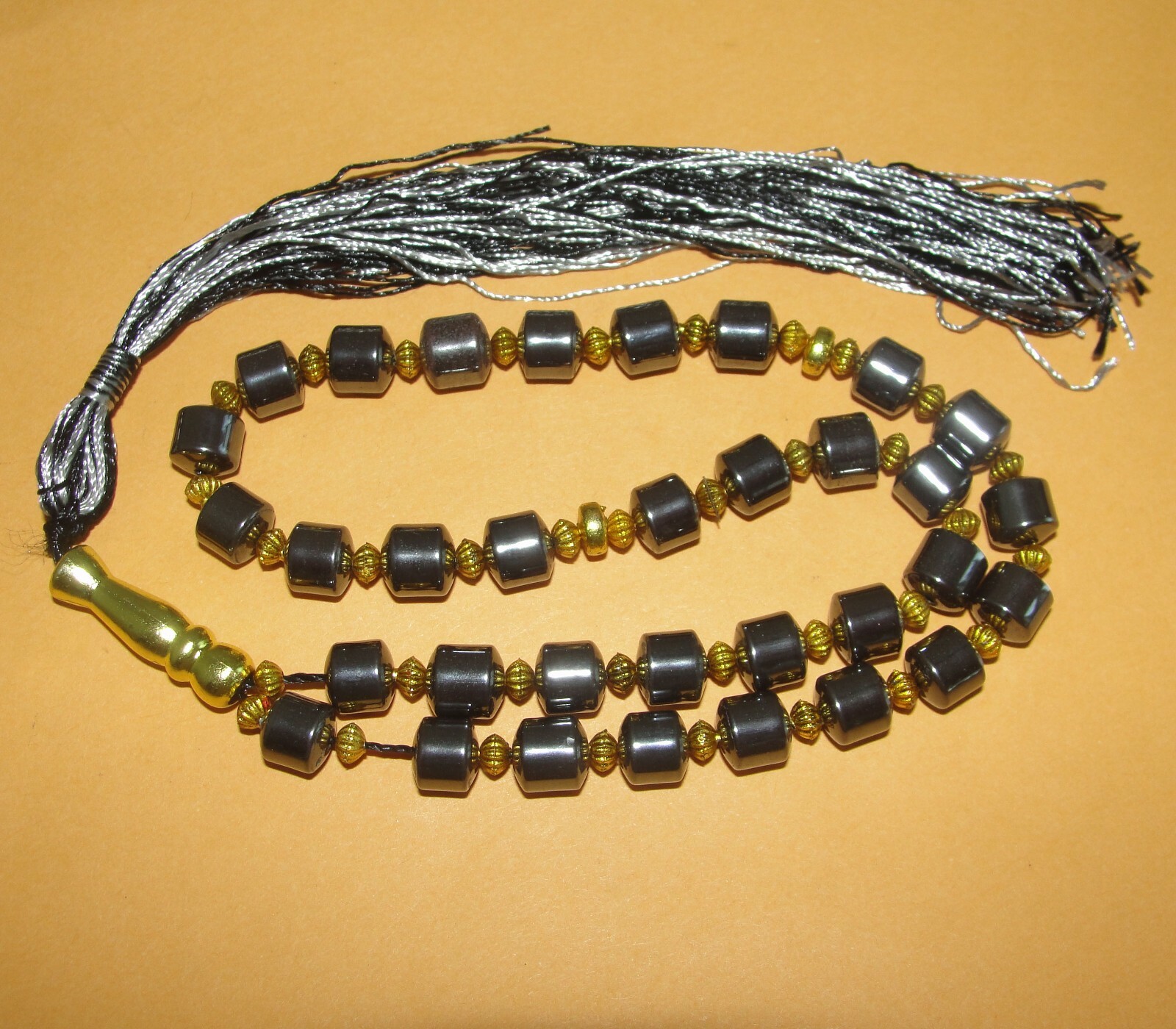 Pretty Afghanistan 33 Stone Pray Beads Misbaha Tasbih Subha Muslim Sufi تَسْبِيح
