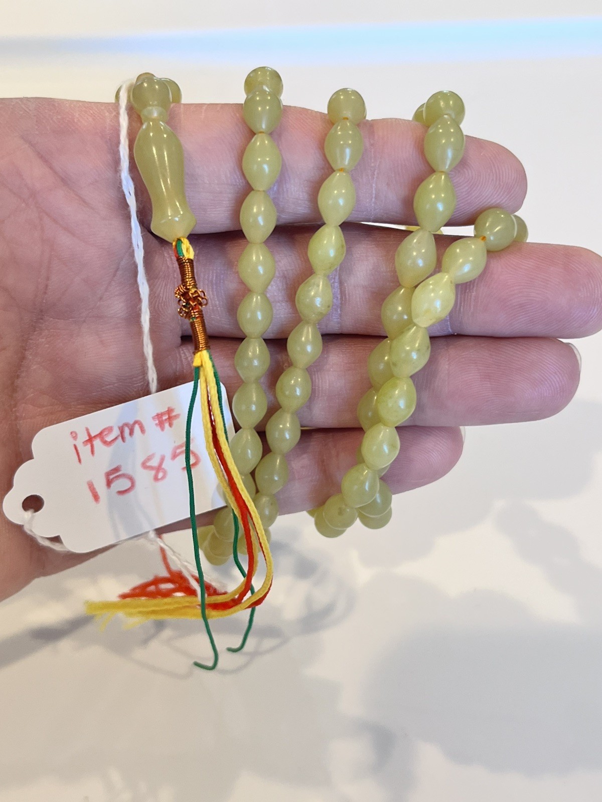 RARE authentic Tasbih Shah Maghsood Prayer Rosary, 24″, 53g تسبیح شاه مقصود