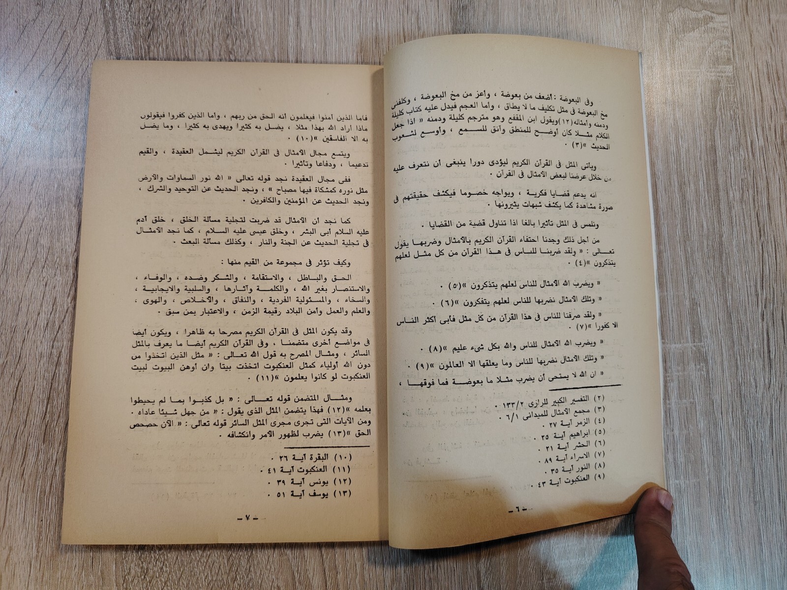 1988 Vintage Islamic Proverb Islam دلالات الأمثال فى القرآن الكريم القران 📚