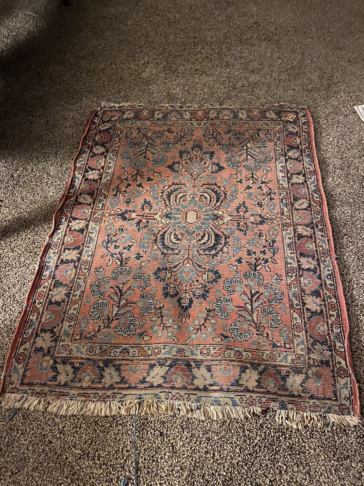 Vintage 1930’s Persian Small Rug Rare!