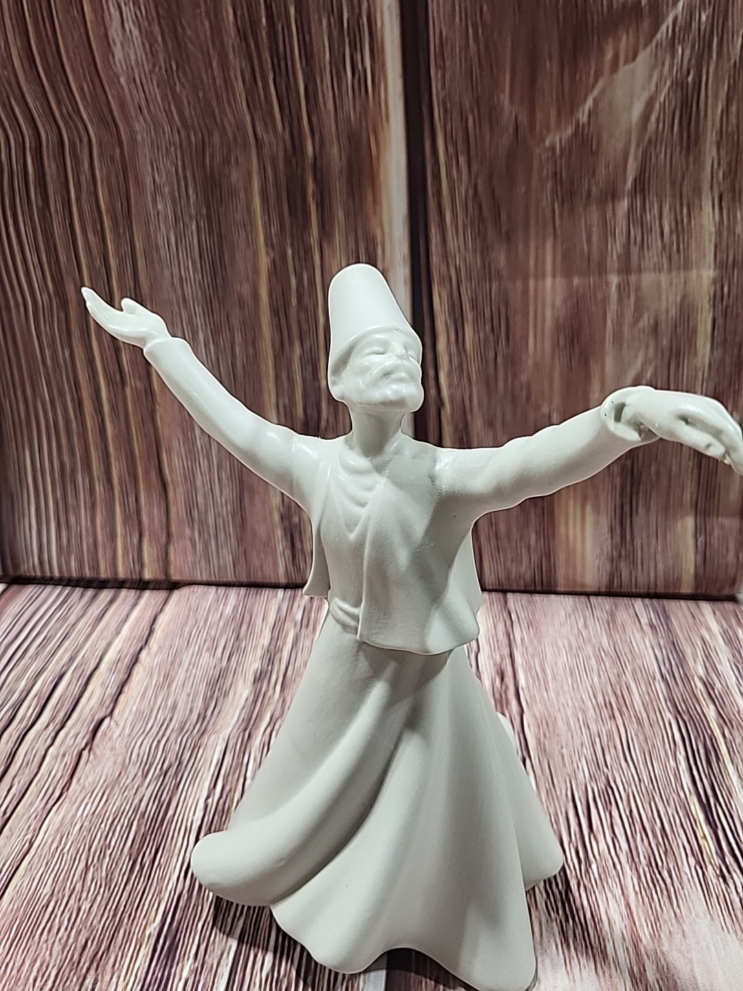 4 Yildiz Pasabahke Whirling Dervish SUFI Figures Turkish Ceramic Wht Figurines