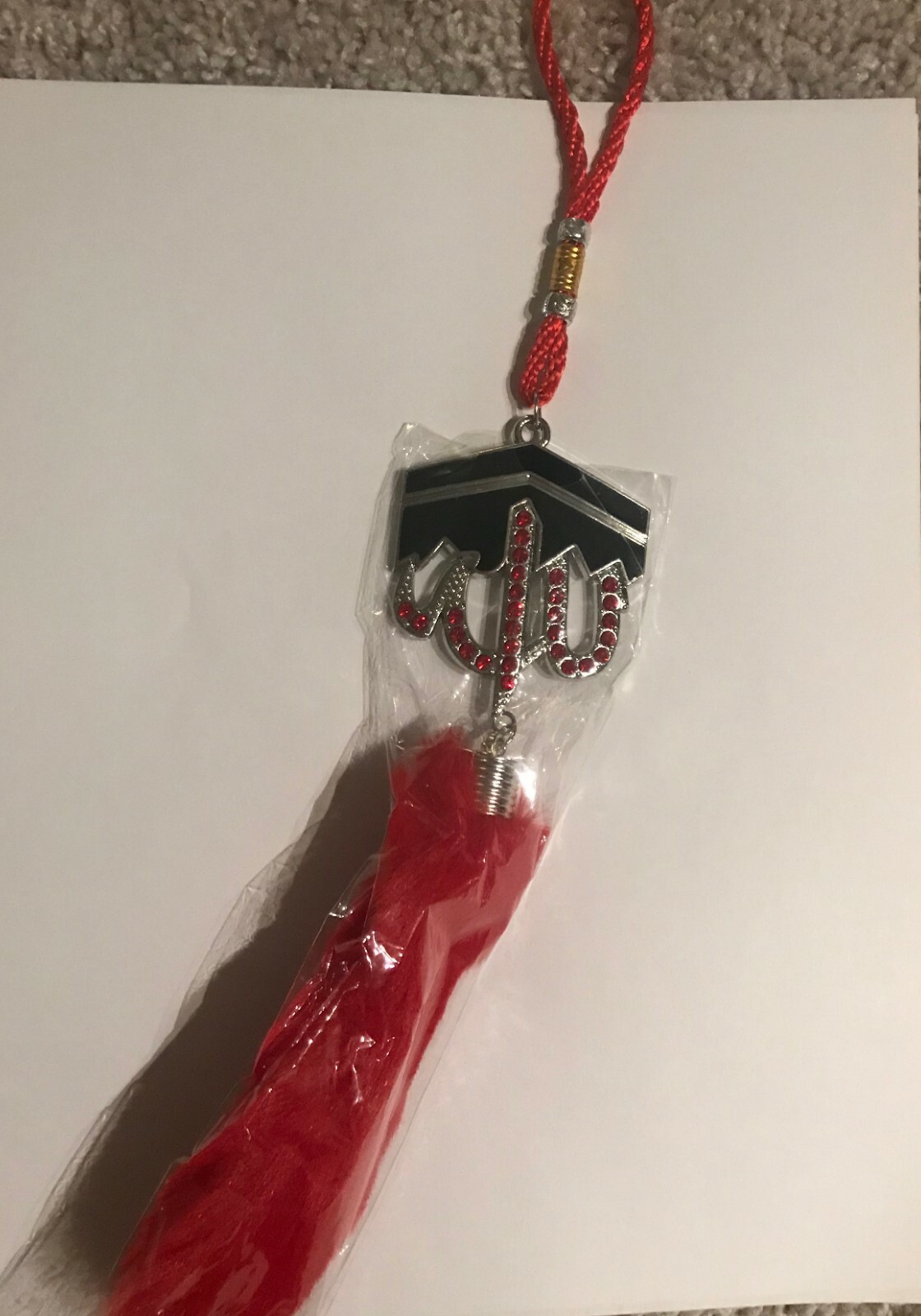 islamic car hanging ornaments/ party favour / red color