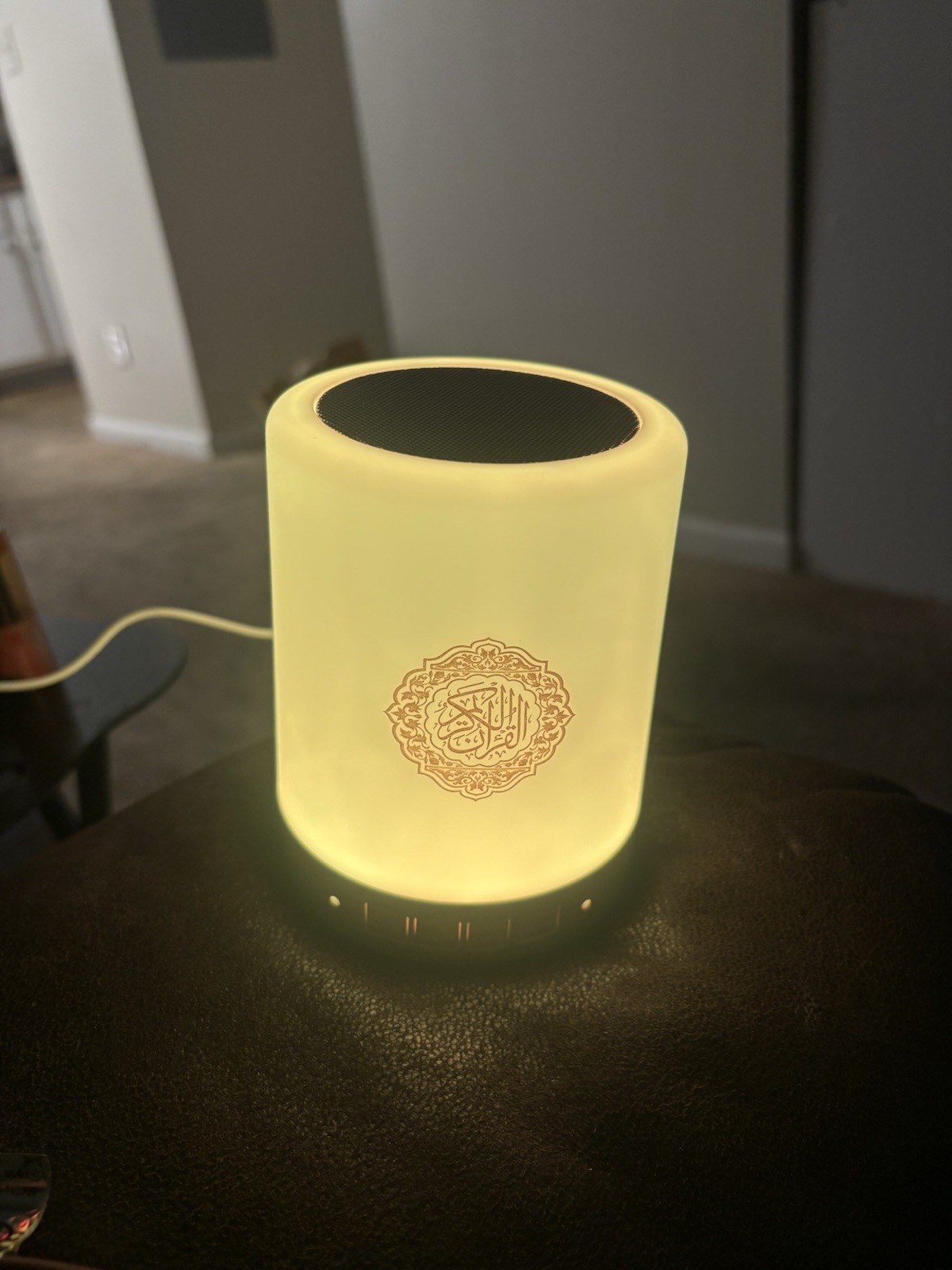 LED Touch Lamp Quran Speaker with Azan Clock Islamic Gift Remote Incuded