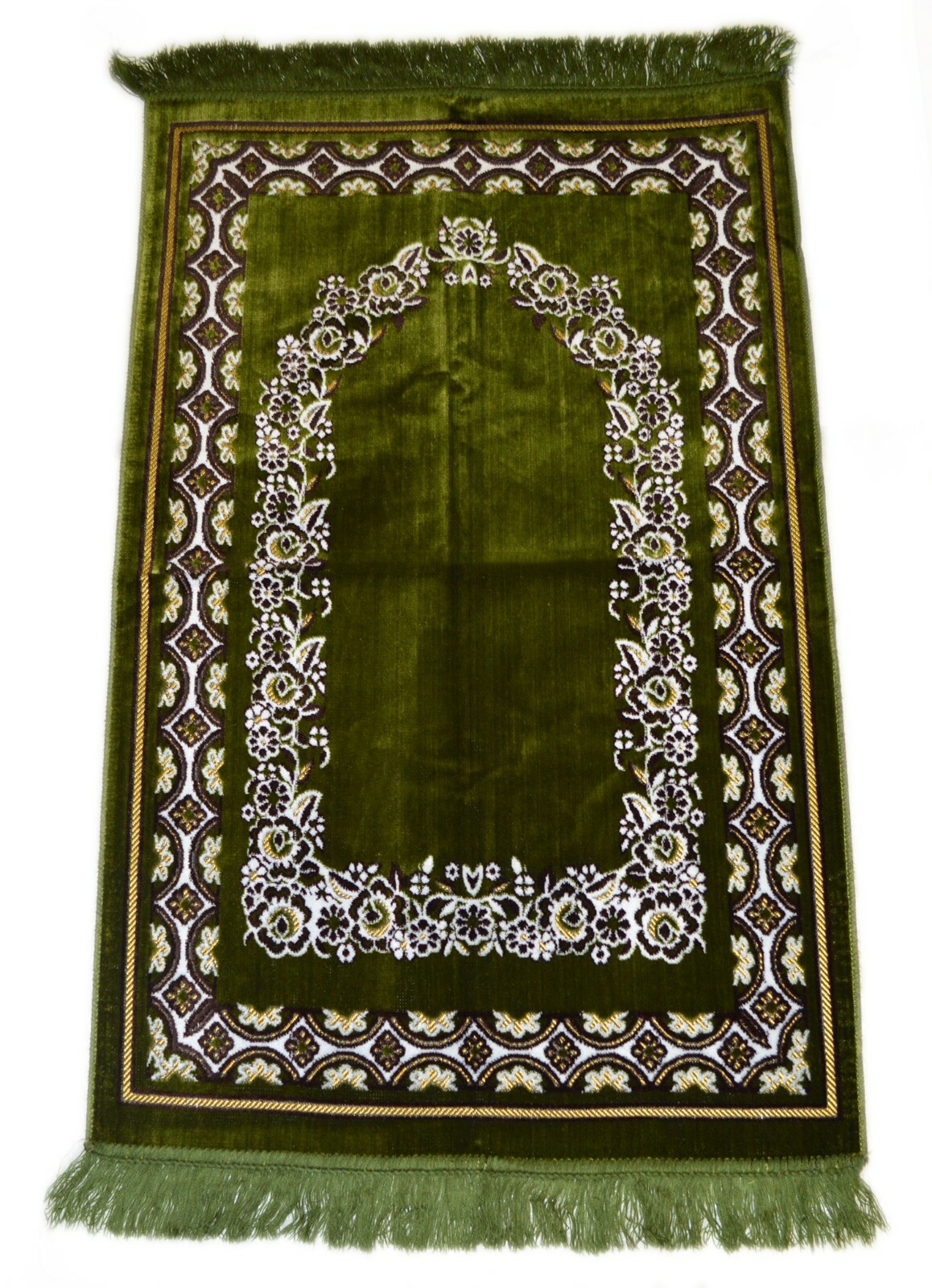 Prayer Rug Carpet Islamic Muslim Salah Meditation Mat Turkish Plush Portable