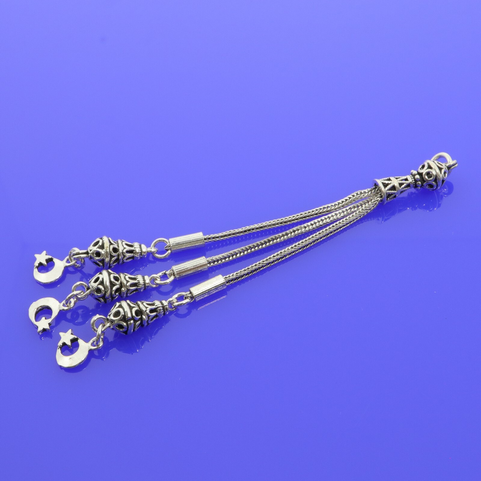 Big Silver tassel 925 pure silver for desing Prayer Beads repair Tesbih 710195