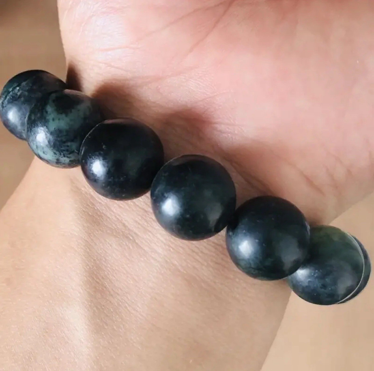 Natural King of Herbs Stone Prayer Beads 14MM