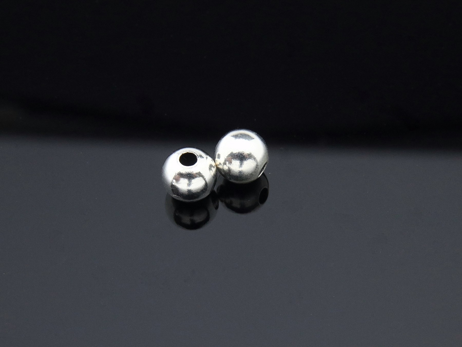 Stopper Station beads 2 pcs 925 silver Tasbih Prayer Beads Misbaha tasbih 912070
