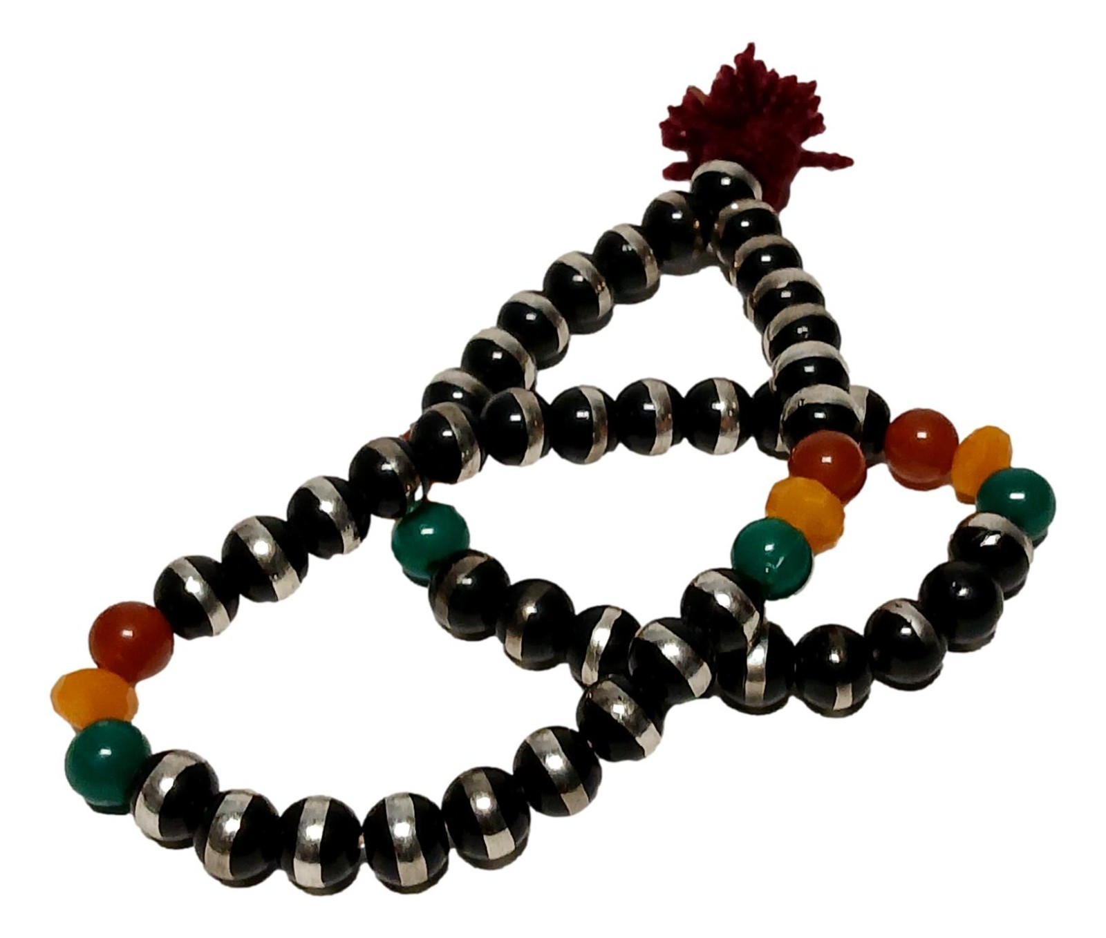 African Tasbih Muslim Prayer Beads Multicolor Beads Handmade Dhikr Misbaha