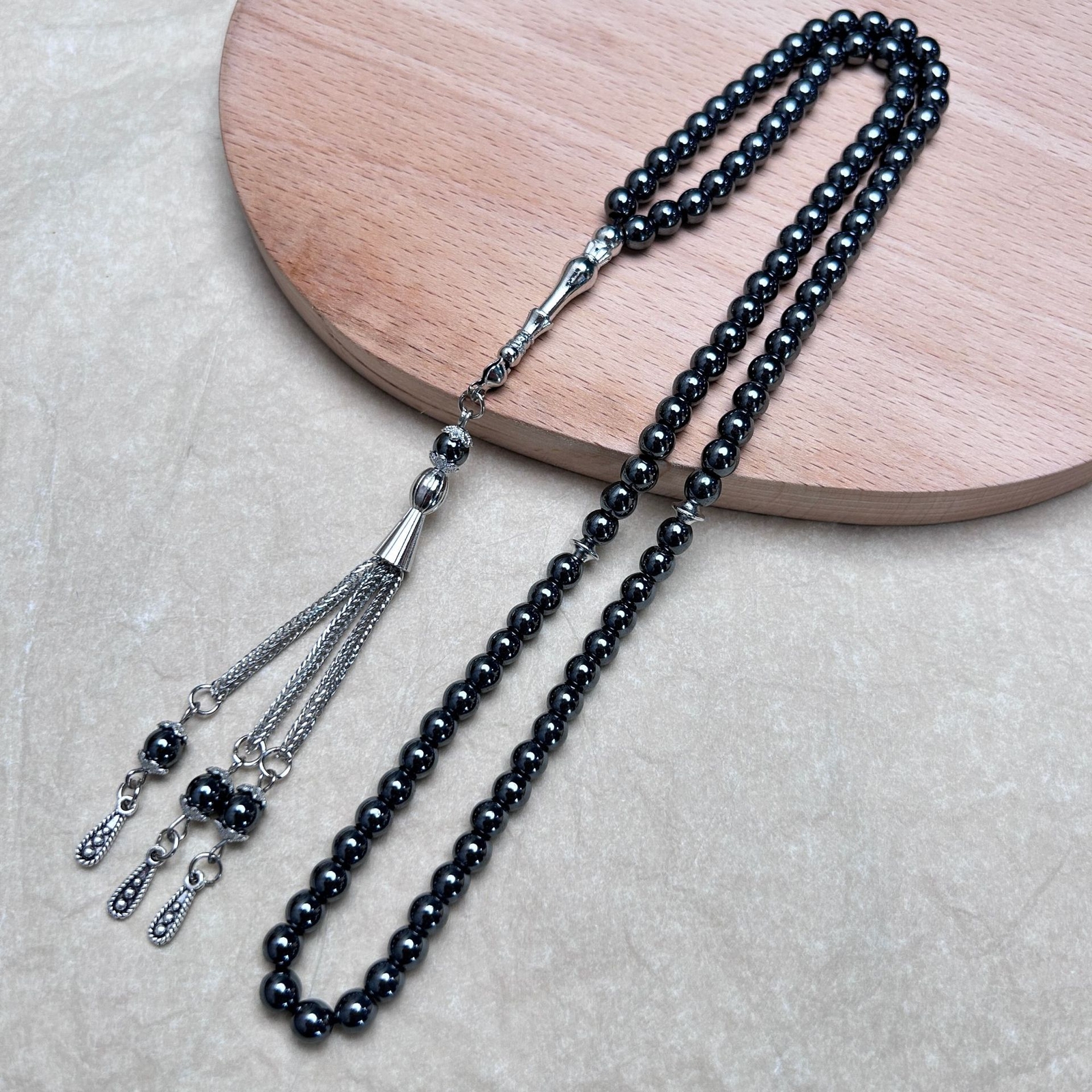 Islamic Prayer Beads 99 Tasbih Misbaha Muslim Rosary 6mm Bracelet Meditation