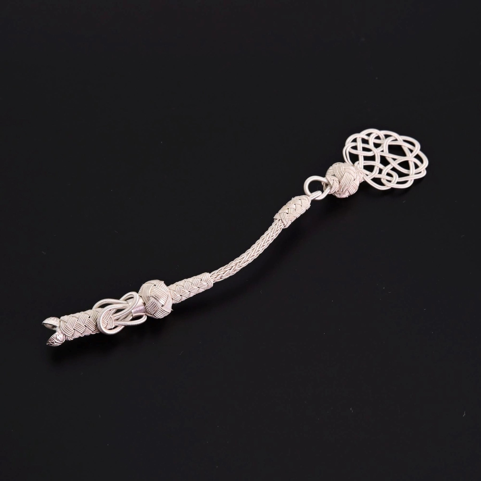Handmade Trabzon kazaz hand-knitted Metal tassel 1000 silver Prayer Beads 730210