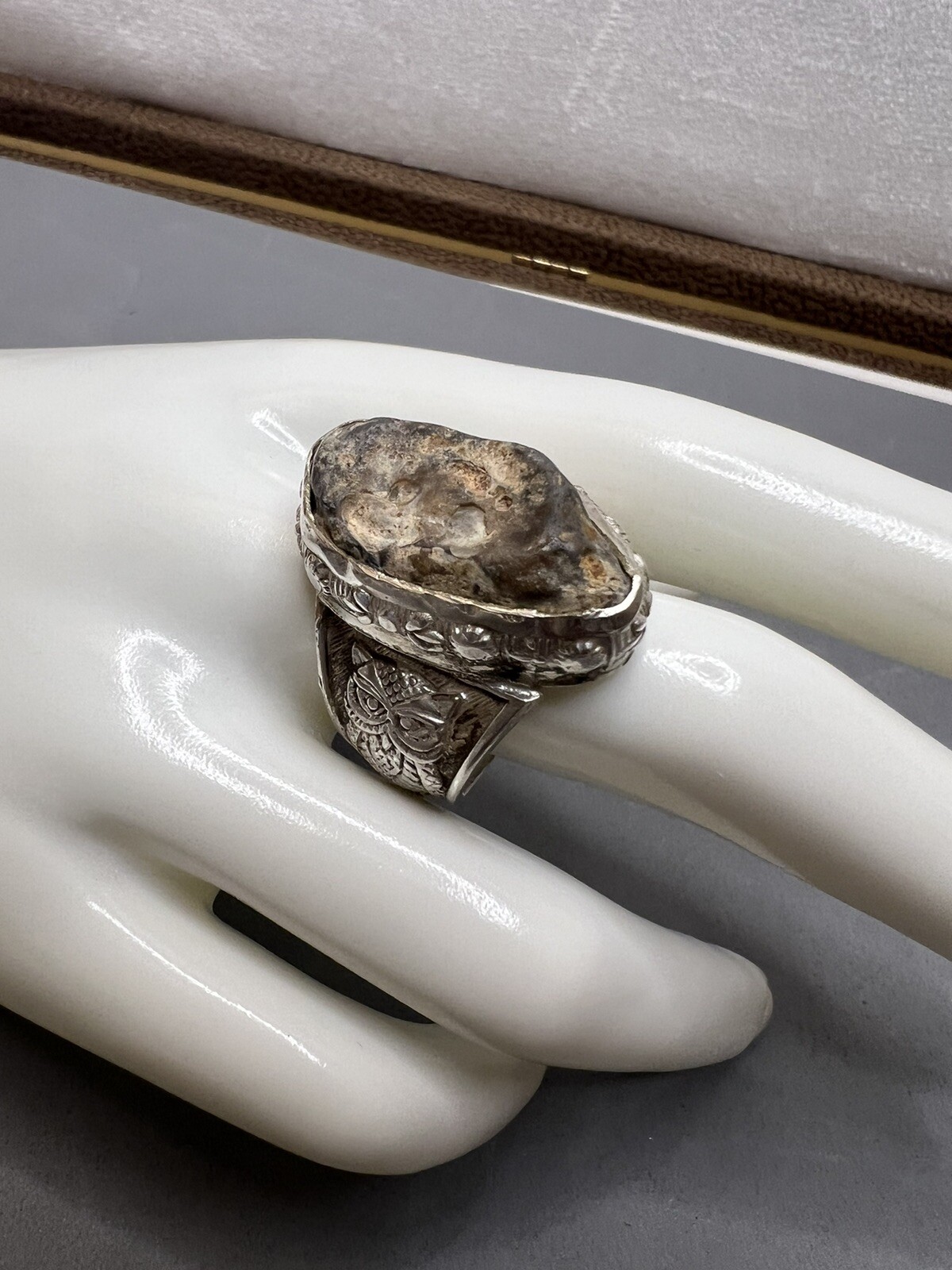 Vantage Antique Islamic Ring Solaimani Fine Silver 925 خاتم فضة سليماني روحاني
