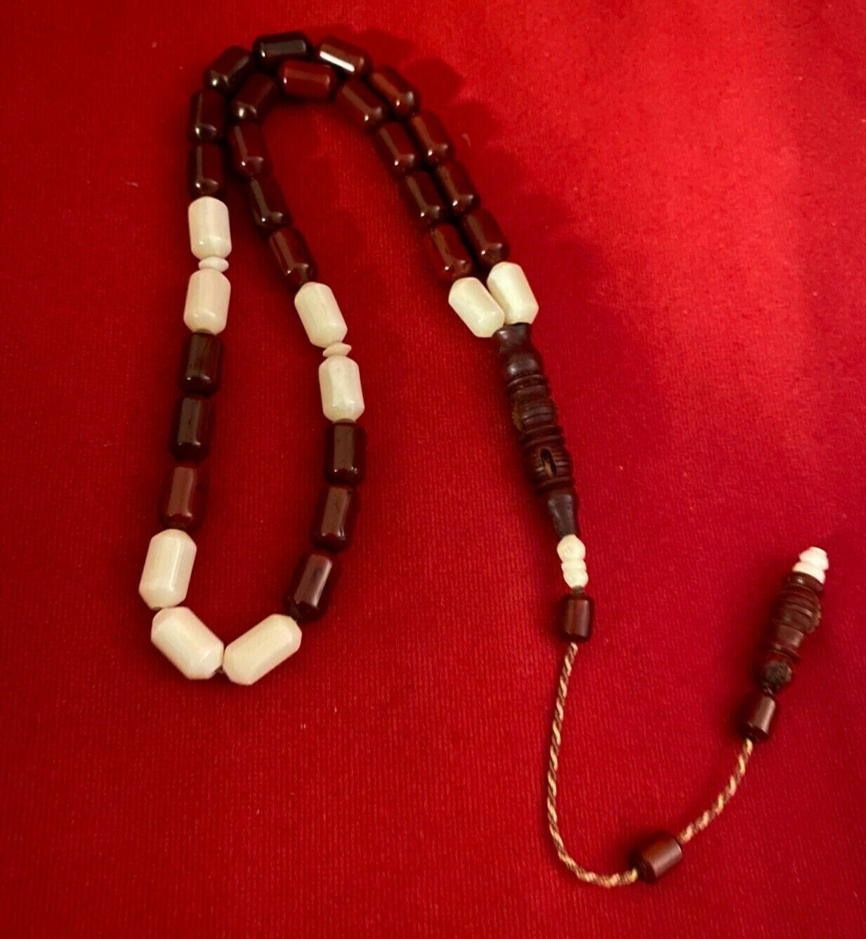 4 x Antique Natural Real & Original Kuka Tree Prayer Beads 106.8 g