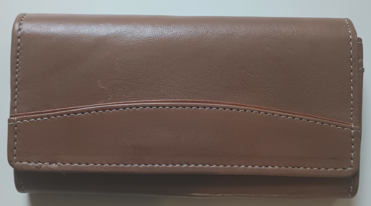 Women’s Large Capacity Genuine Leather Clutch Wallet # IZWCWBR