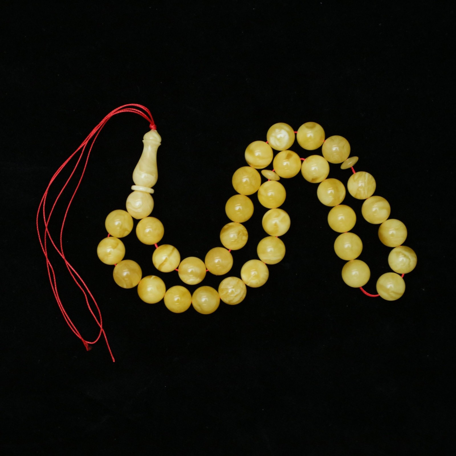 Misbaha Tasbih Baltic Amber Rosary — Made in USA | KIZIMA®