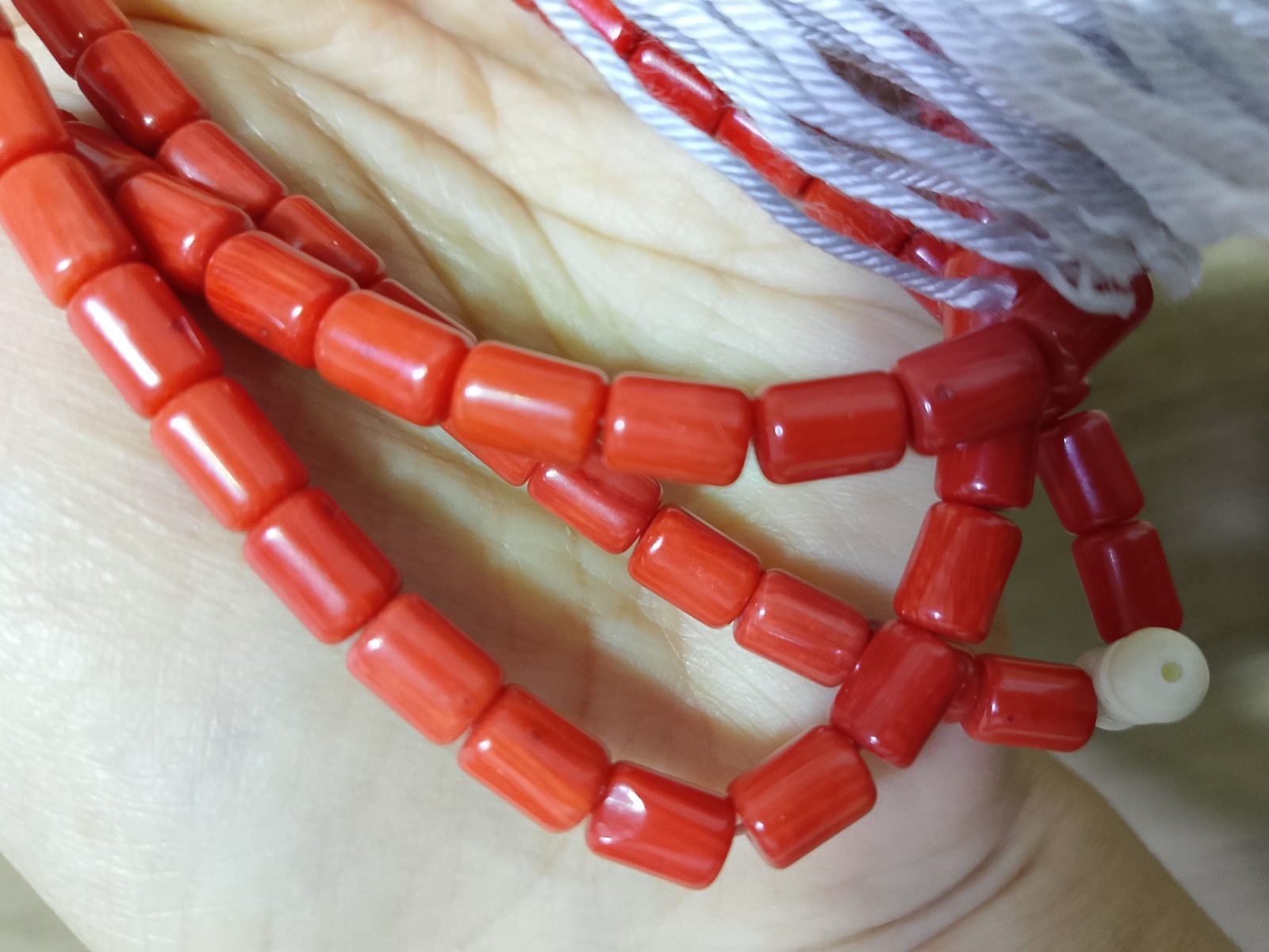 RED Coral 100 beads Yusr Rosary thai original Prayer سبحة يسر بحر