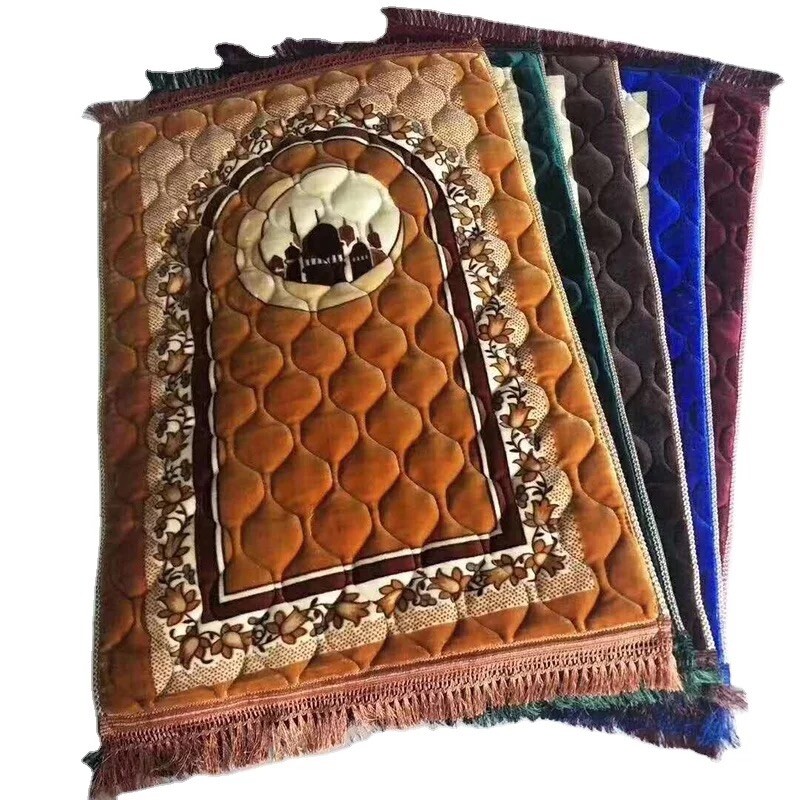 Muslim Prayer mat 2021 New design, very soft Islam Sajadah Rug 80×120, Thick Mat
