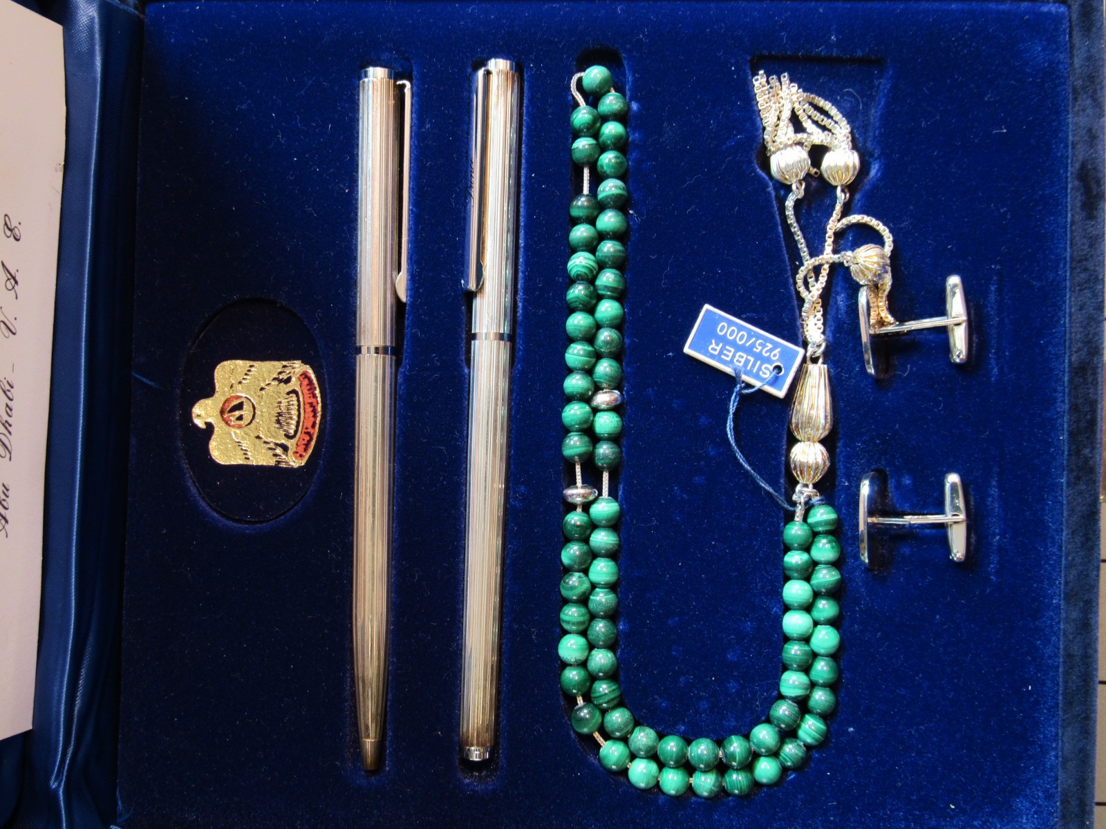 "ABU DHABI” PRAYER BEAD GIFT SET !!! BEST COMPLIMENTS of PRESIDENTIAL COURT !!!