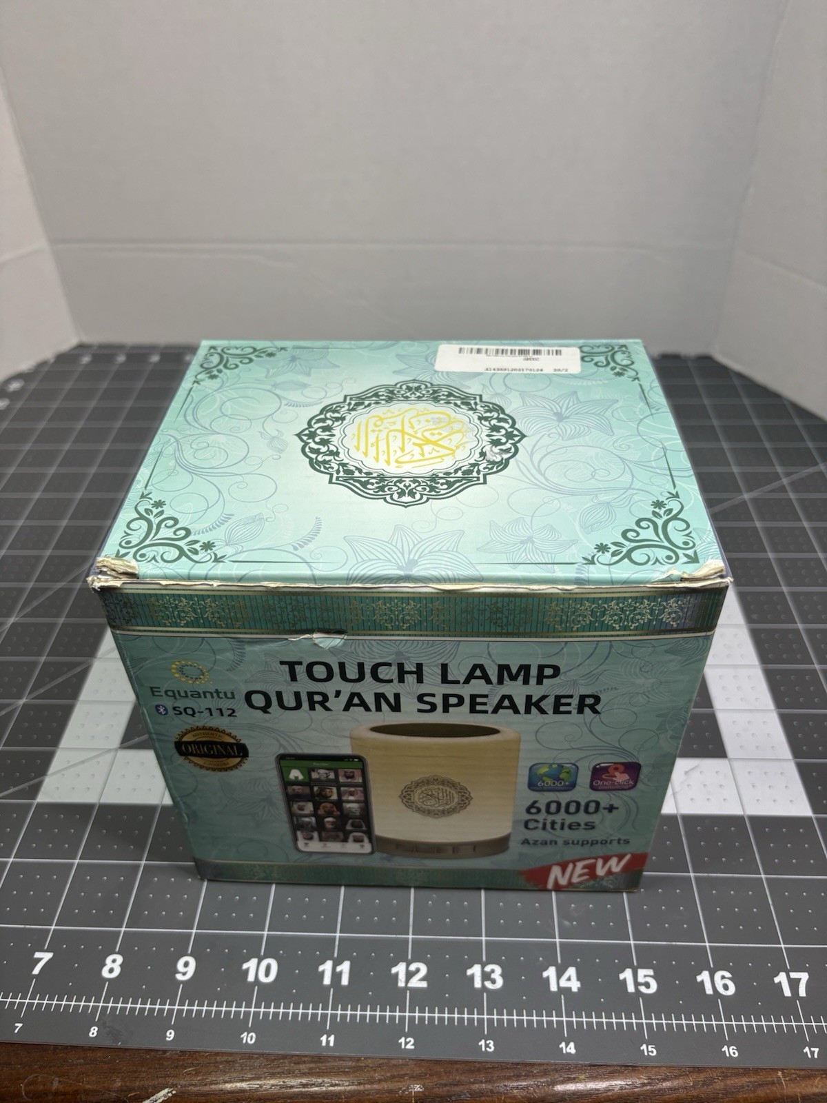 LED Touch Lamp Quran Speaker with Azan Clock Islamic Gift Remote Incuded