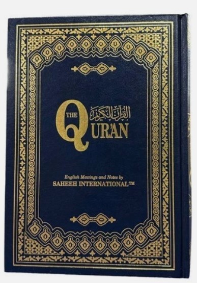 Saheeh International Quran with Arabic Text, English Meanings and Notes – Large