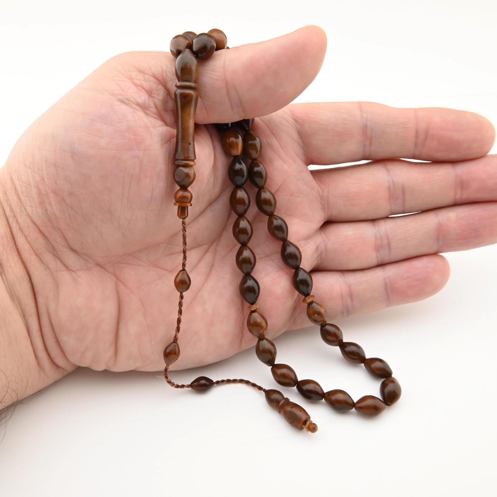 Handcrafted Kuka Wood 33 Beads Tasbih, Misbaha, Islamic Prayer Beads 201444