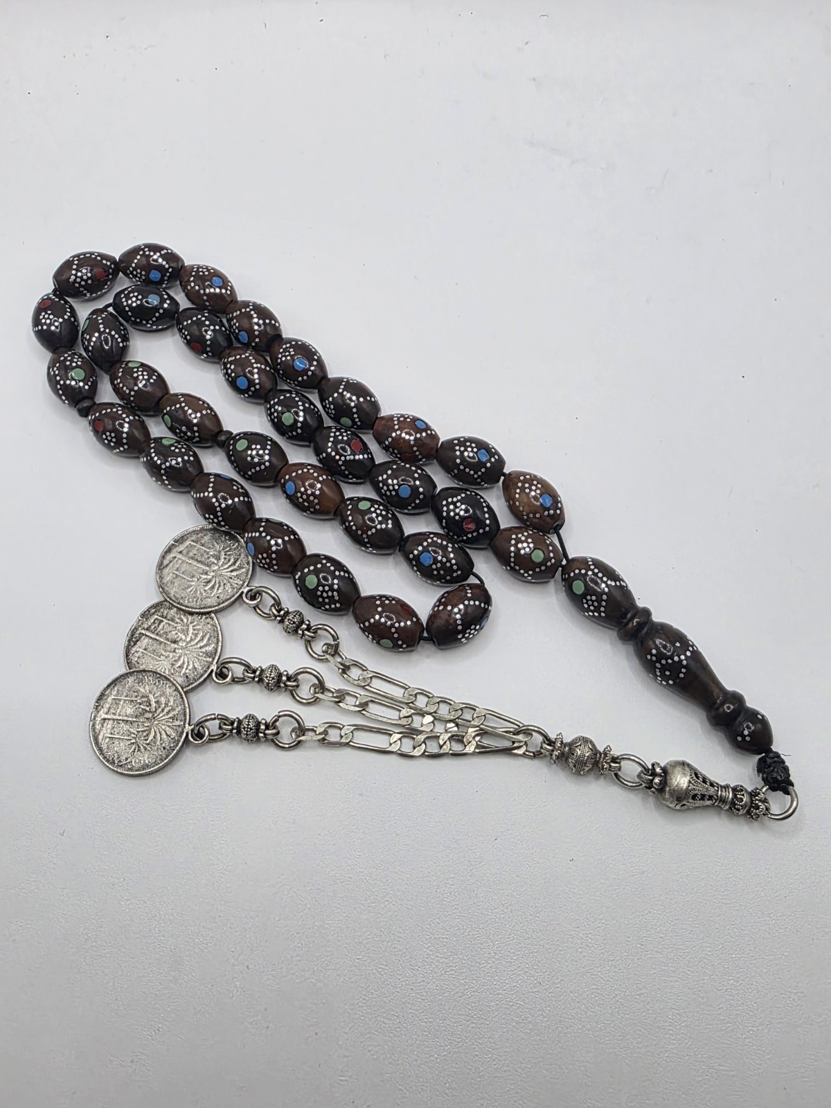 MISBAHA Kuke Kuka Rosary 13×10m مسبحة كوك مطعم فضة