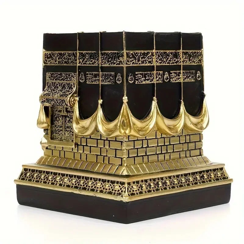3D Celestial Kaaba Model Islamic Eid Gift, Modern Home Table Decoration