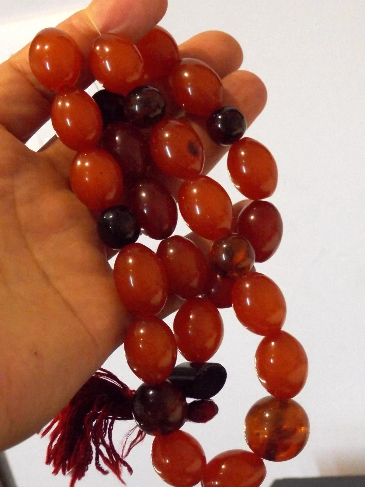 Vintage Prayer Germany Tesbih Bakelite Beads Old Islamic Misbaha Rosary
