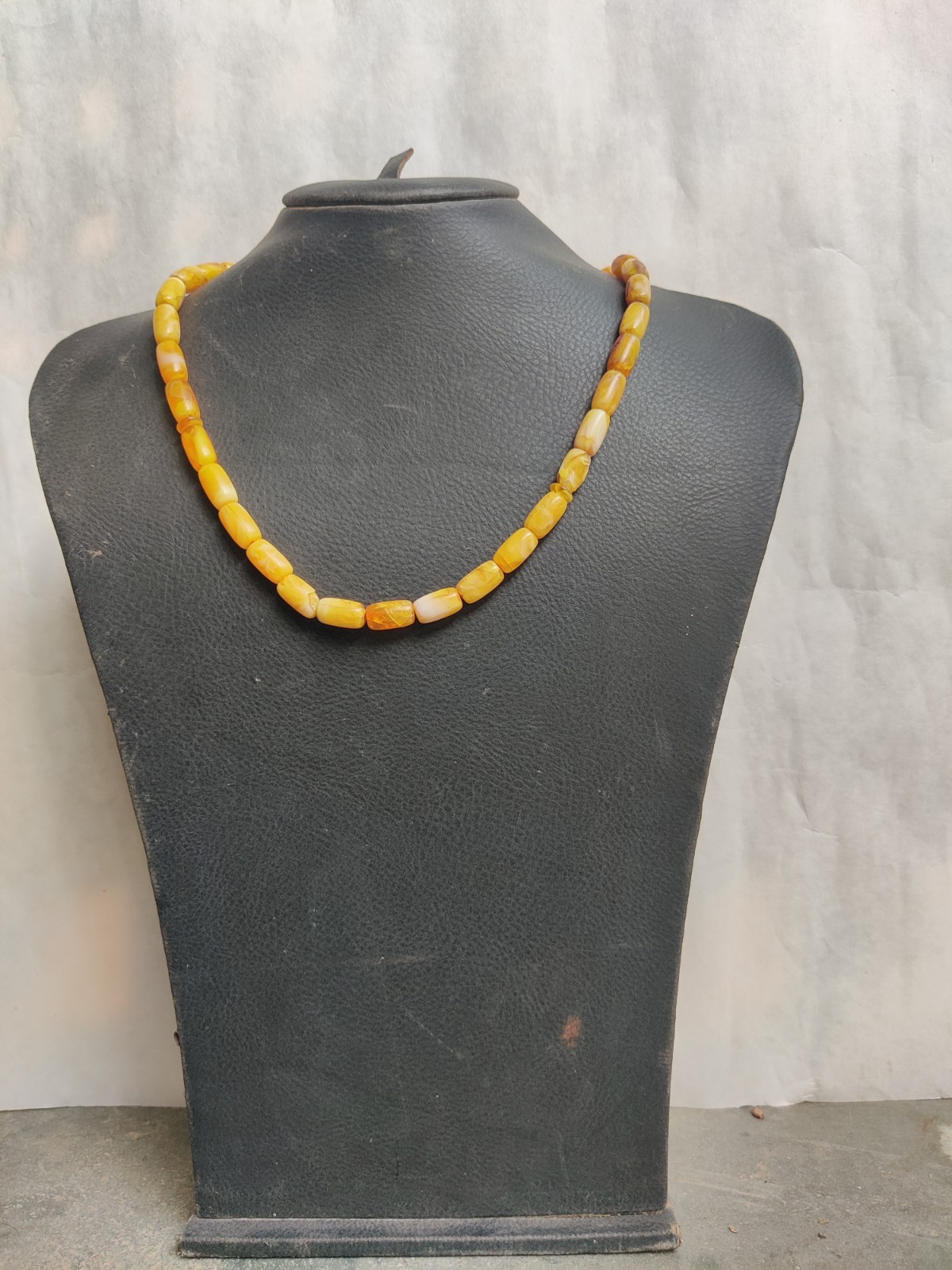 "Natural Copal Resin Tasbih 33 Beads – Strong Pine Scent – Vintage Prayer Beads”