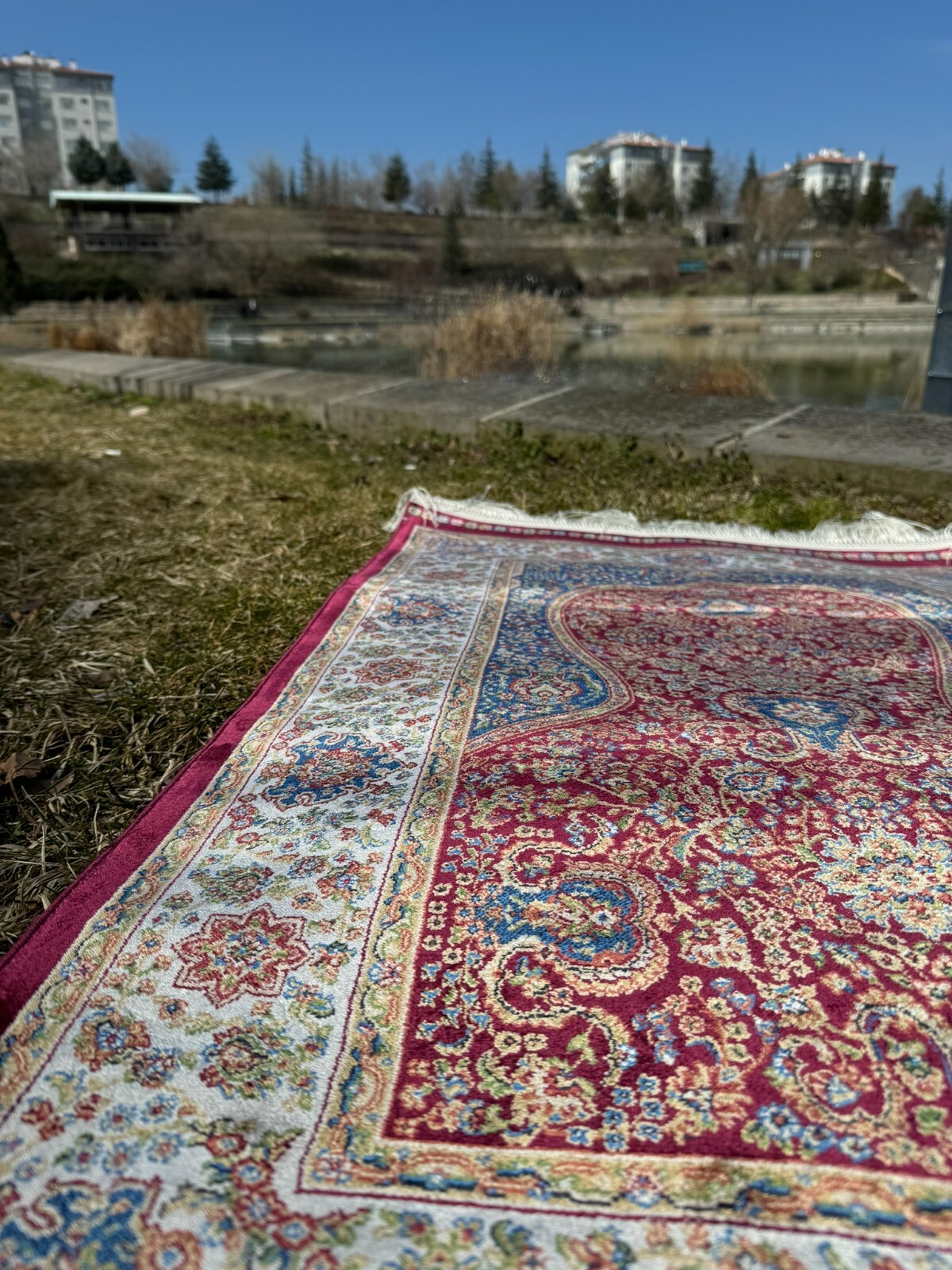 Silky Bamboo Thick Prayer Prayer Rug, Premium Quality Islamic Rug, Muslim Gift