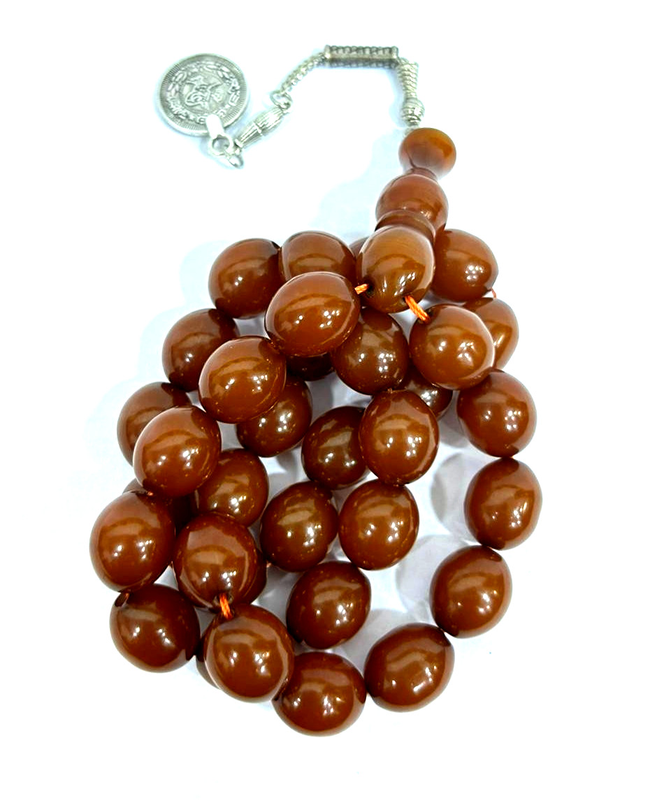 ISLAMIC PRAYER BEADS | MUSKY FATURAN | 33 PIECES | HANDCRAFTED
