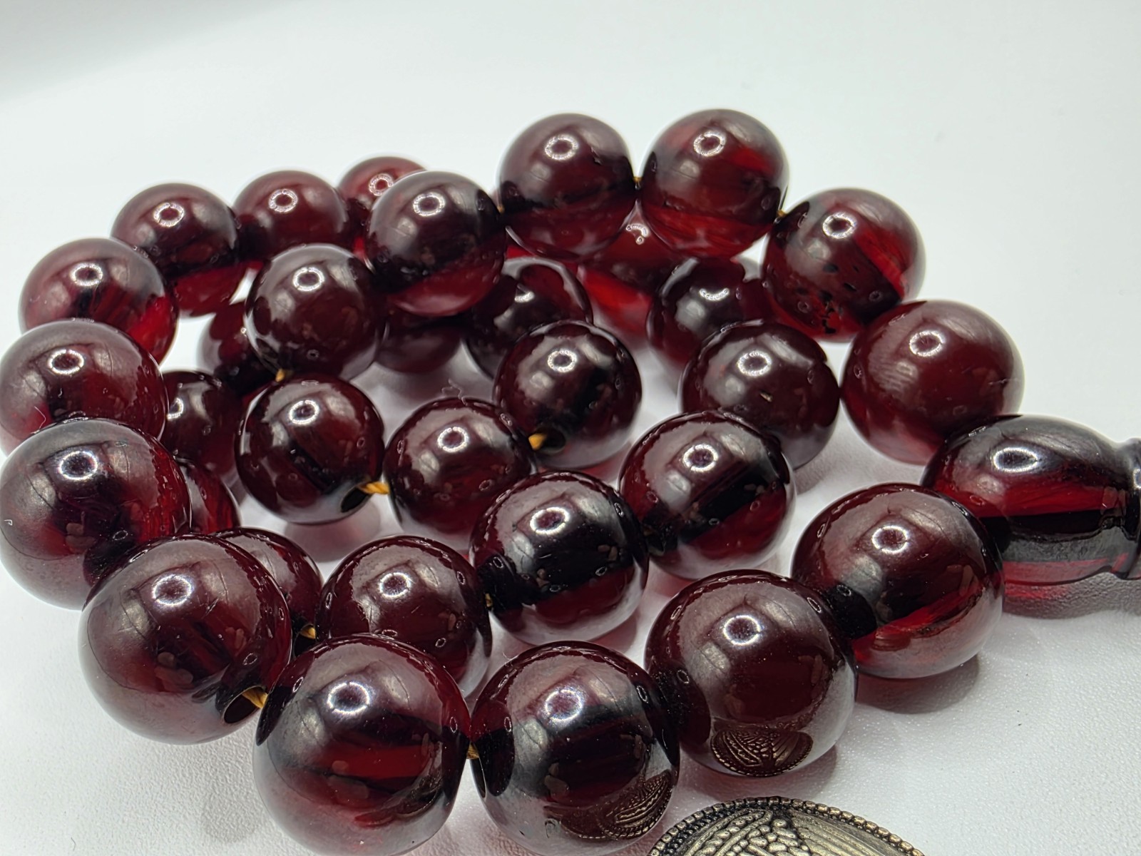 Faturan ,MISBAHA 33 BEADS,13×1mm سبحة مسبحة فاتورن معرق