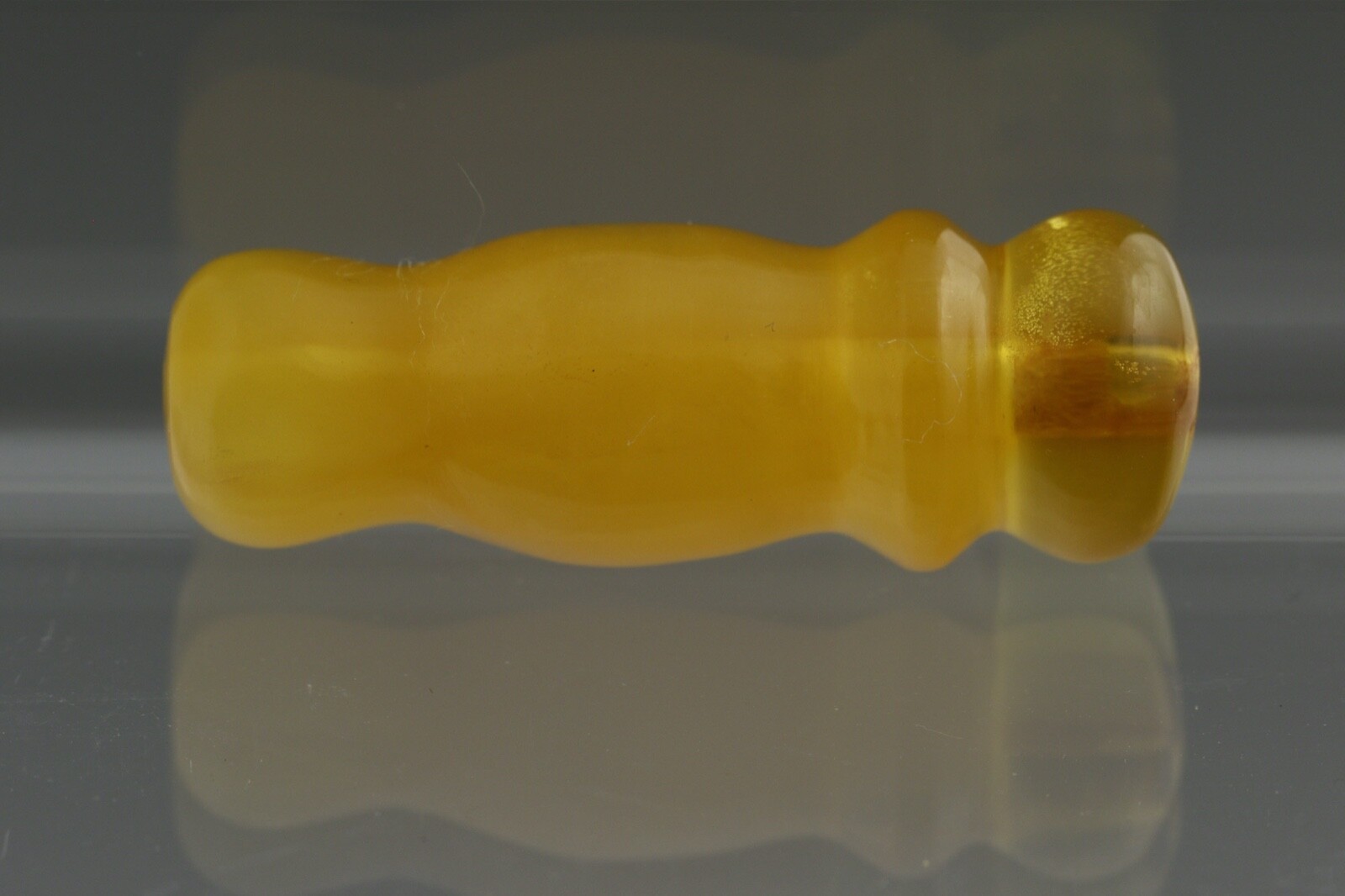 Egg Yolk Vintage BALTIC AMBER Islamic Prayer Bead Imam Minaret TASBIH 2.2g 08-14