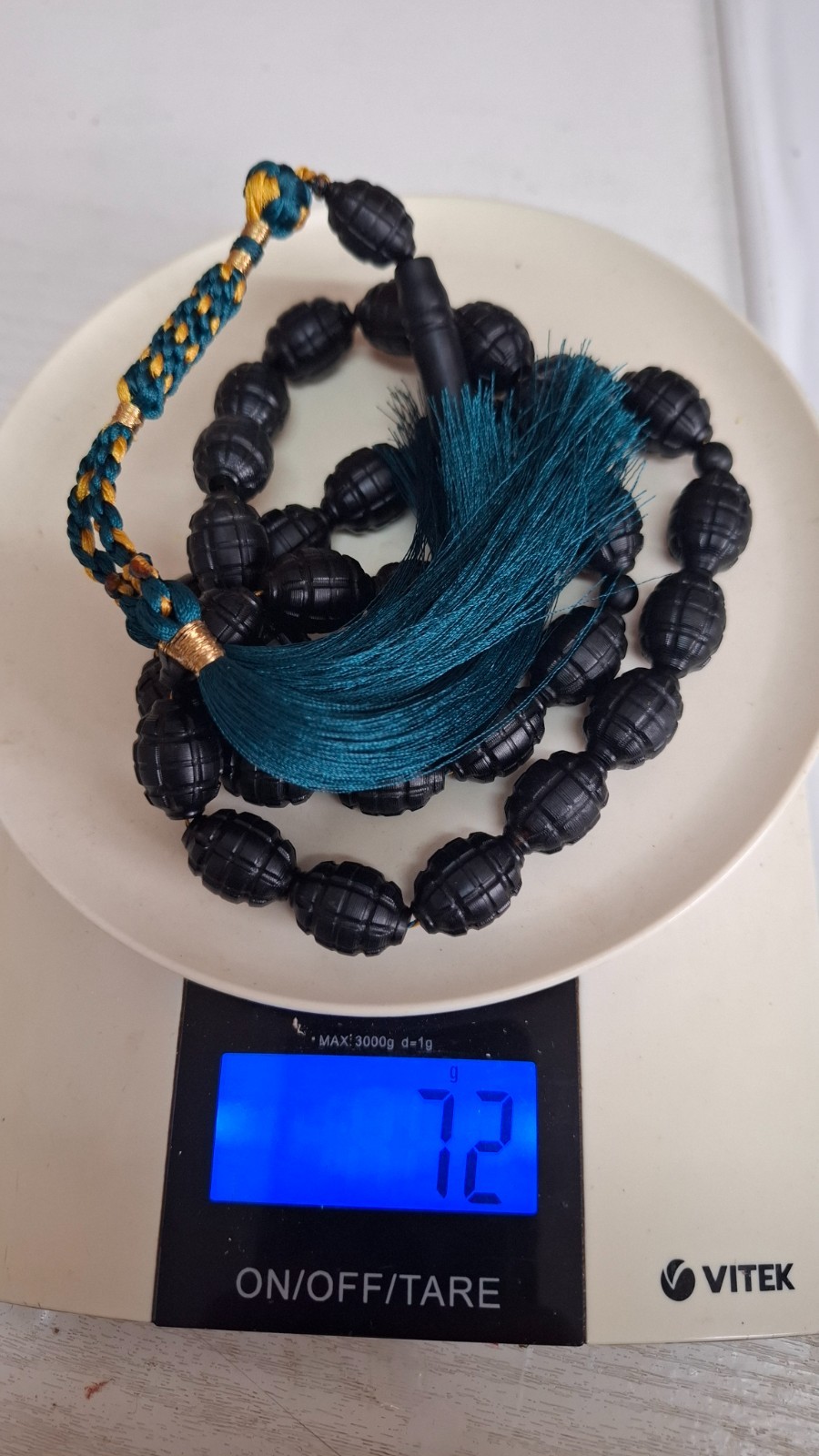 📿Amber Prayer Beads Amber Rosary 33 carvings amber beads 72g📿