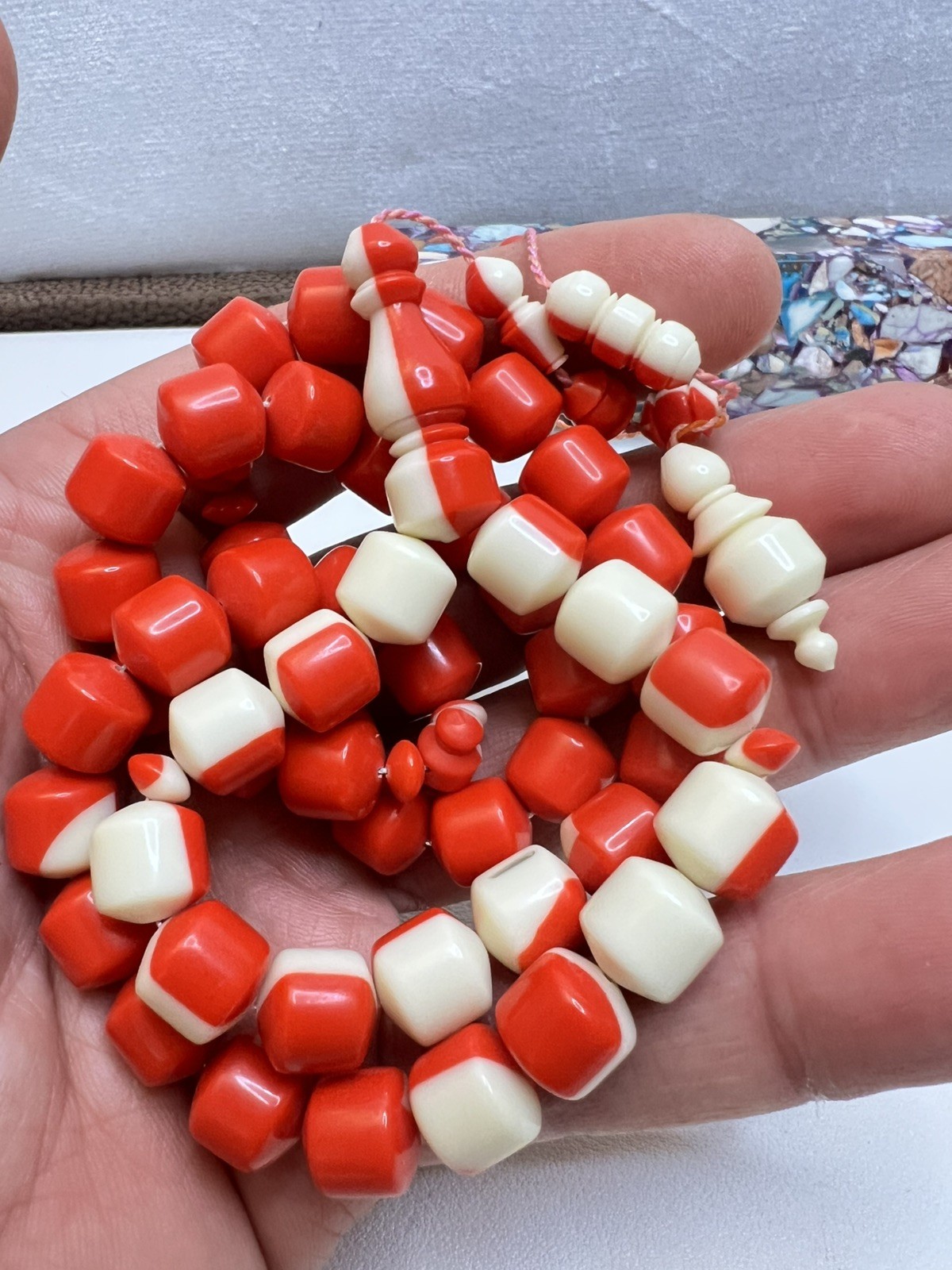 Rosary Bakelite mesbah billiard ball مسباح بيلياردو أميركي