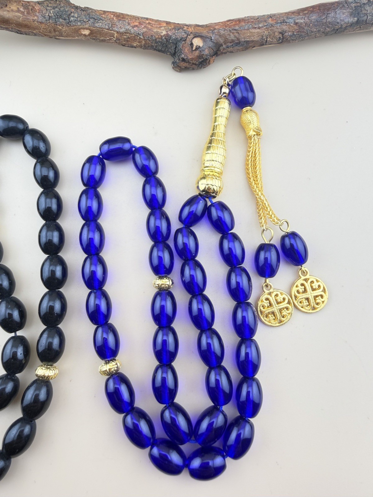 Islamic Prayer Rosary 33-bead Tasbih Set Of 2 N721 مسباح مسبحة