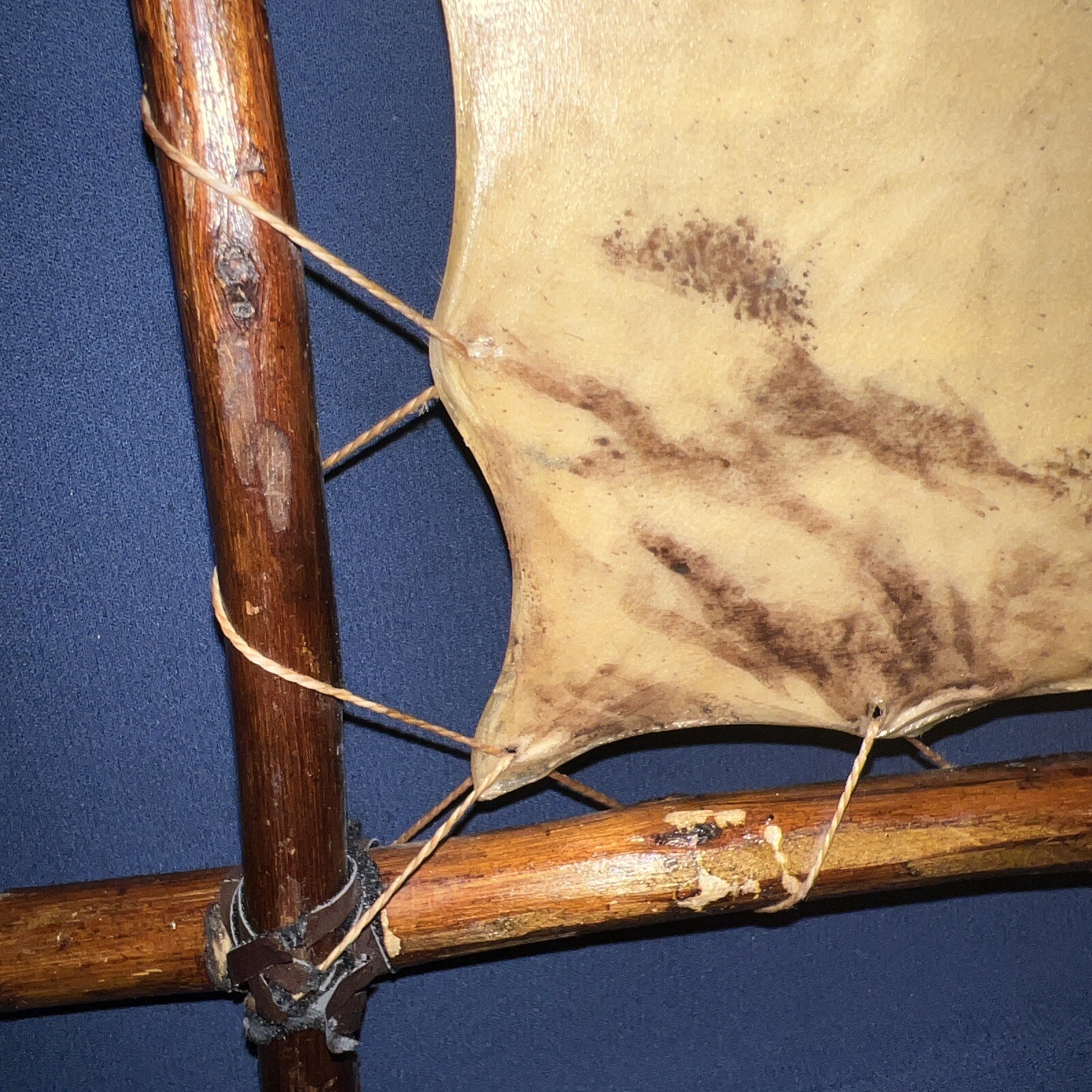Islamic art on leather Signed
