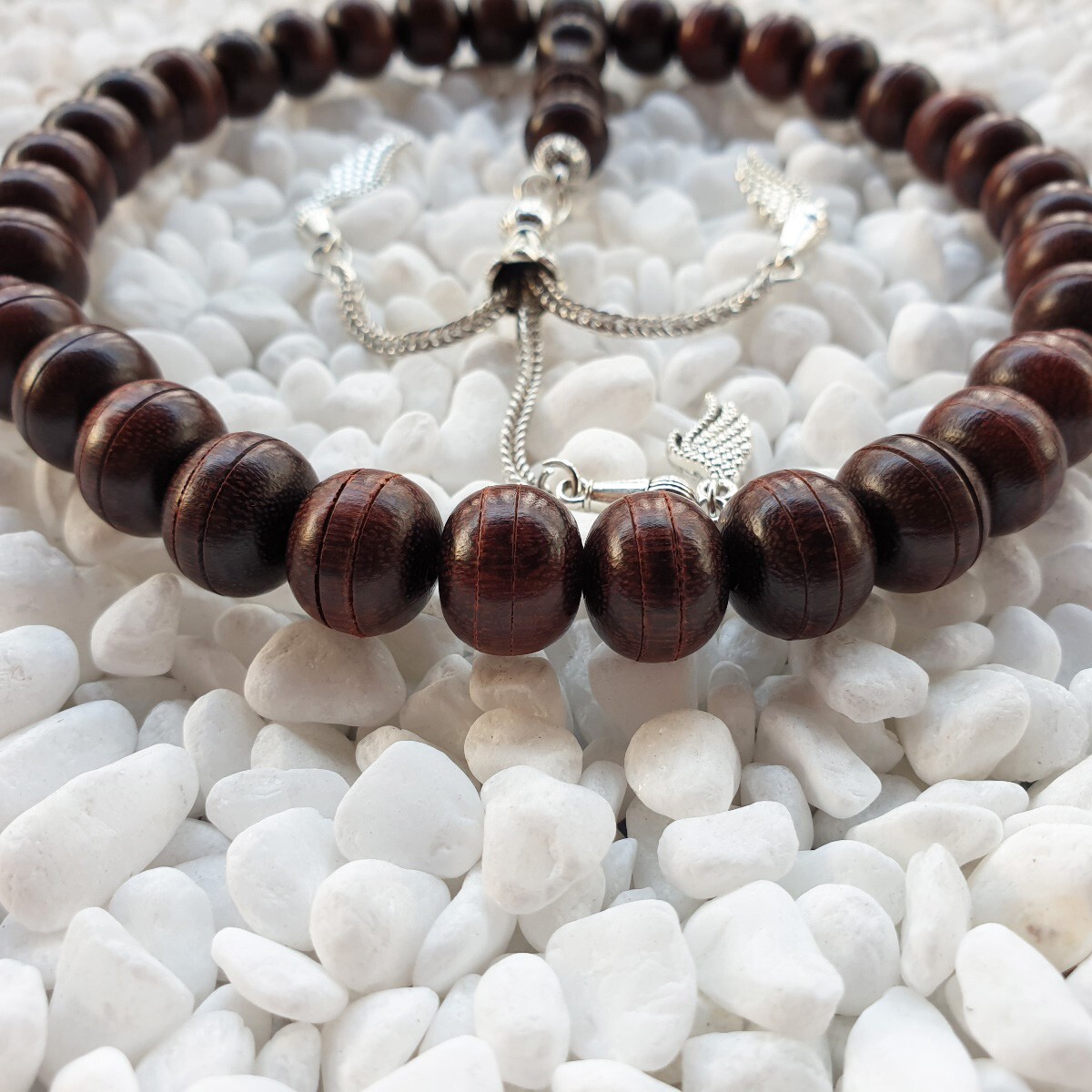 12 MM Misbaha Tamarind Heartwood Tasbih Tamarindus Indica 33 Dhikr Beads