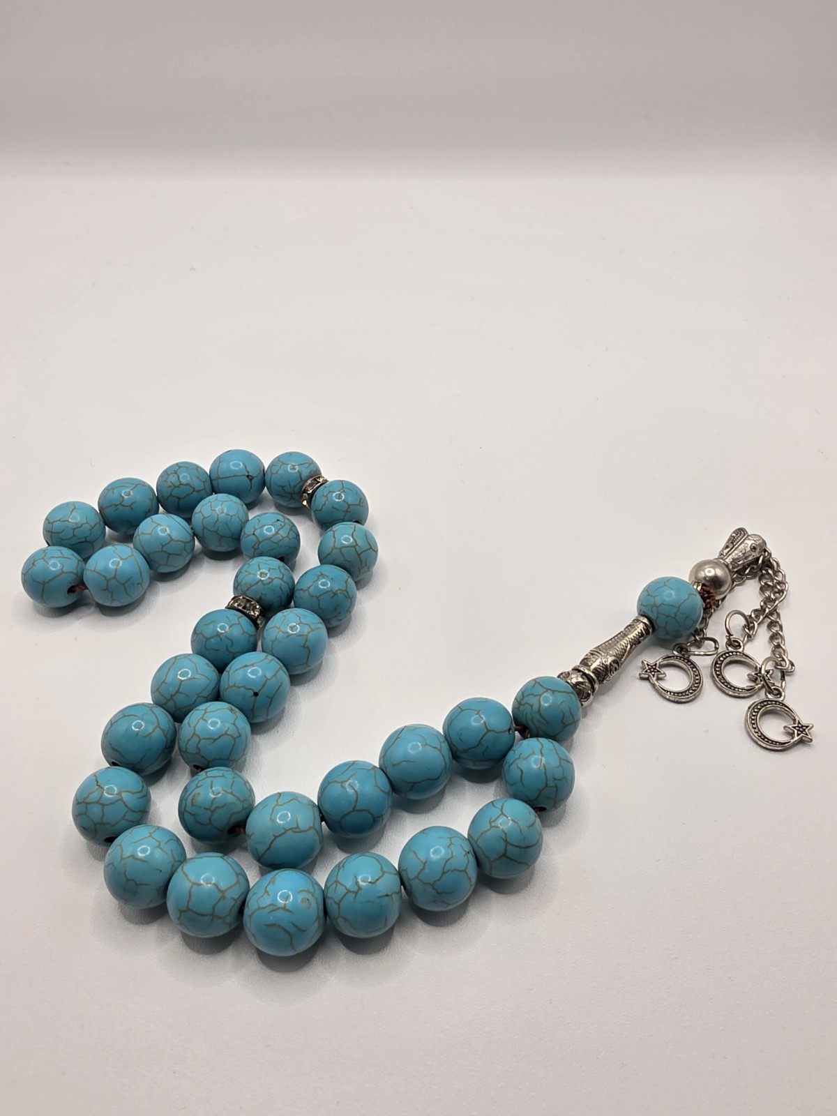MISBAHA Fairuz 33 BEADS, 11×11mm مسباح مسبحة فيروز سيناوي