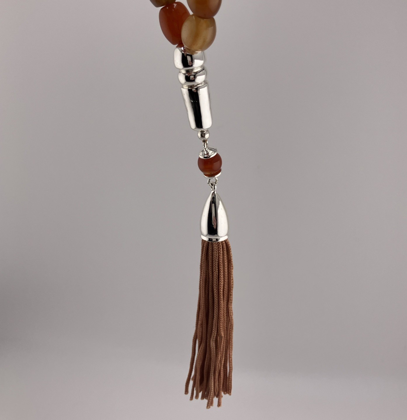 Natural Agate Stone Tasbih Prayer Beads 33 Islamic