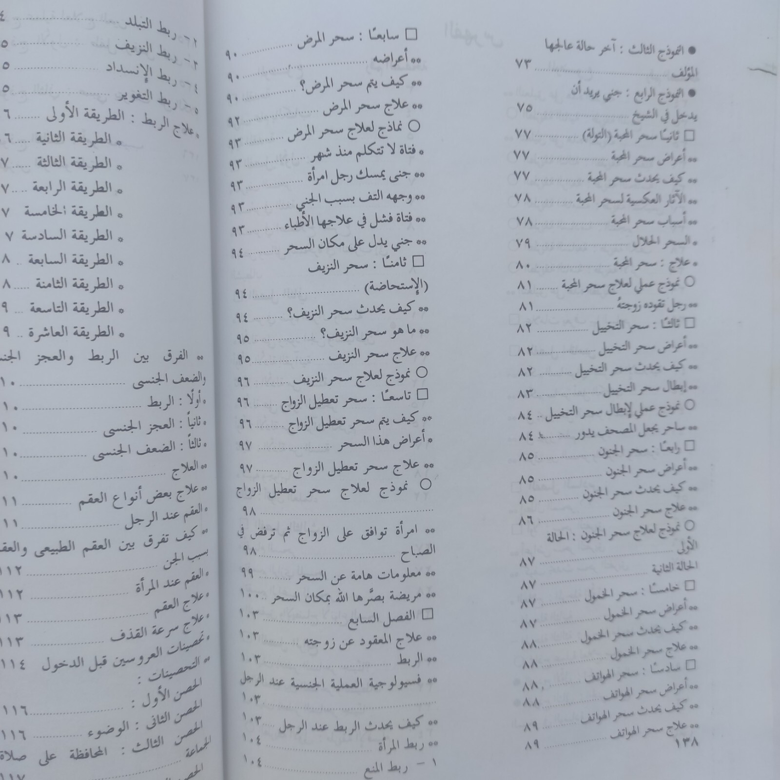 Arabic Book Spirits Magic كتاب عربي الصارم البتار في التصدي للسحرة الأشرار السحر