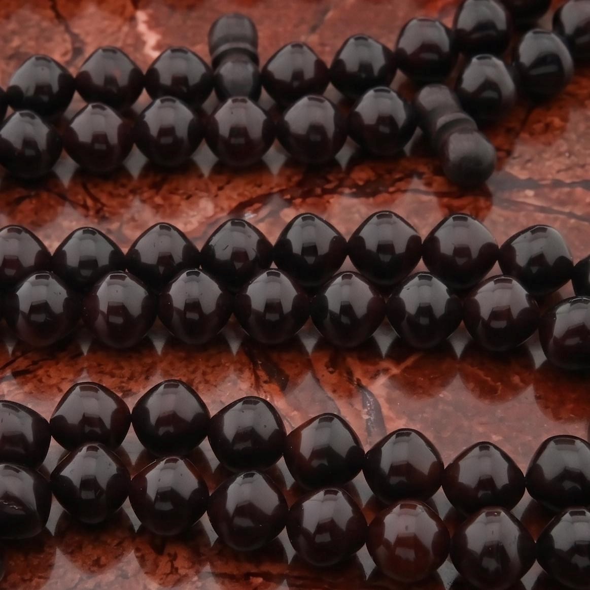 Handcrafted Kuka Wood 99 Beads Tasbih, Misbaha, Islamic Prayer Beads 201452