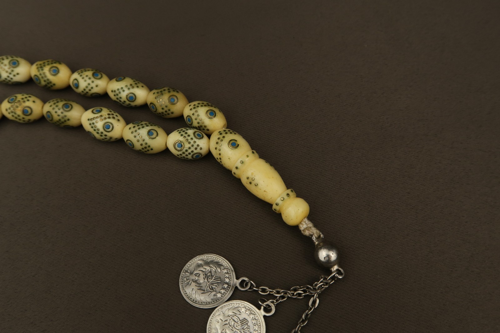 Antique Prayer Beads Rosary Islamic Ottoman Yusr Tesbih Masbaha