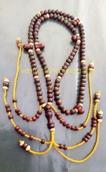 Galih Asem Tamarind Wood Tijani Prayer Beads Misbaha Tasbih Rosary Handmade