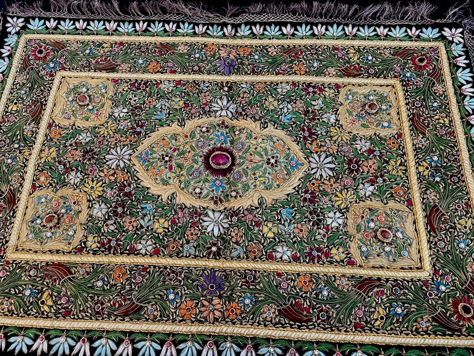 Beautiful Prayer Rug Purchased In India