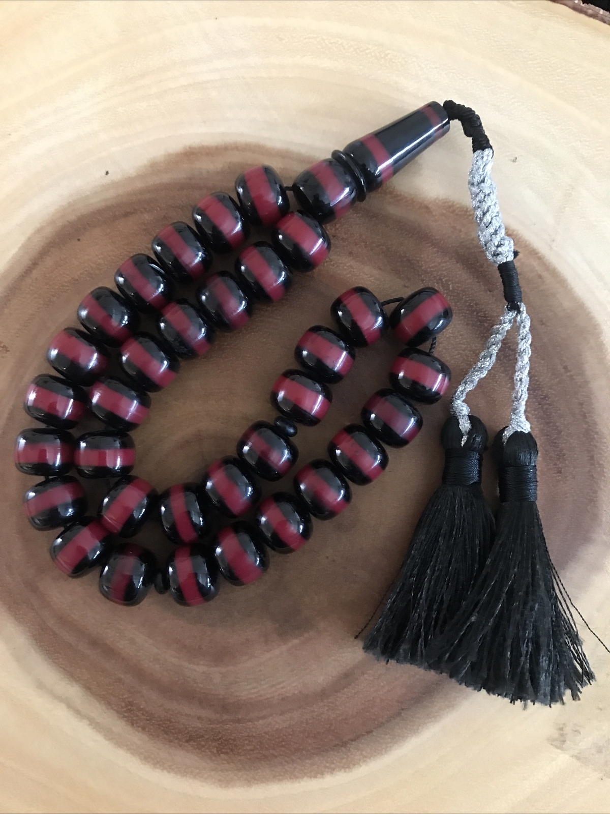 New Collectible Faturan Amber Rosary 33 Beads سبحة مسباح فاتوران