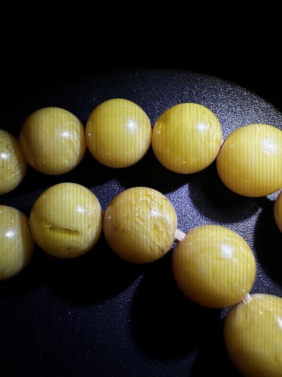 New Certified Bakelite Amber Misbaha Islamic Prayer 33 beads مسباح سبحة بكلايت